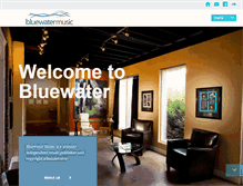 Tablet Screenshot of bluewatermusic.com